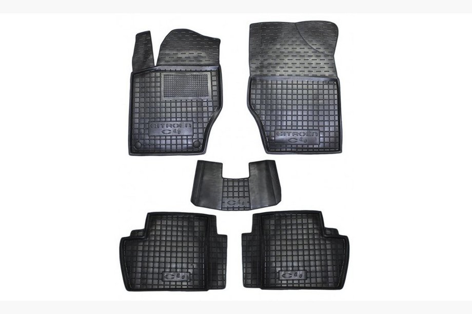 Citroen C-4 2010–2018 Gumové autokoberce s vysokým okrajem (Autogumm) Image