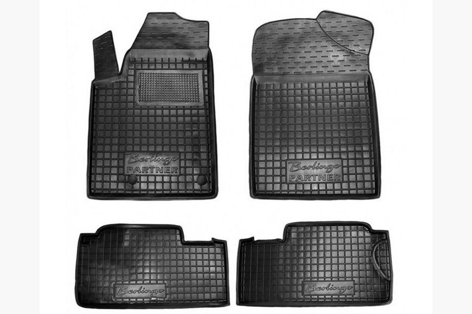 Citroen Berlingo 1996–2008 Gumové autokoberce s vysokým okrajem (Autogumm) Image