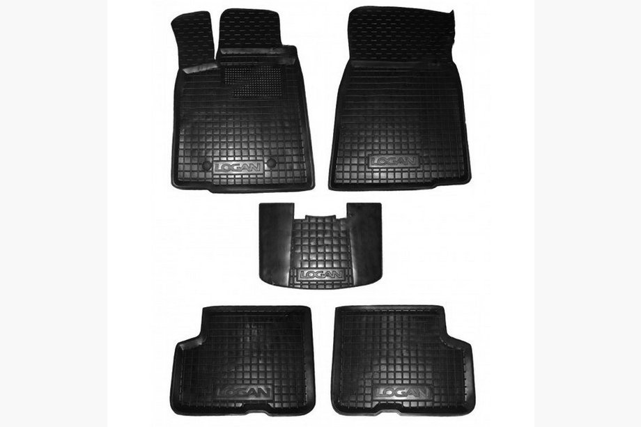 Renault Logan MCV 2005–2013 Gumové autokoberce s vysokým okrajem (Autogumm) Image