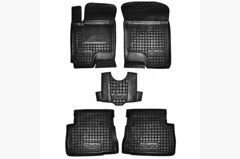 Hyundai Getz 2002– Gumové autokoberce s vysokým okrajem (Autogumm) Image
