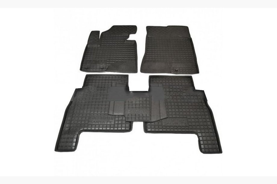 Hyundai Santa Fe 2 2006–2012 Gumové autokoberce s vysokým okrajem 2006-2010 (Autogumm) Image