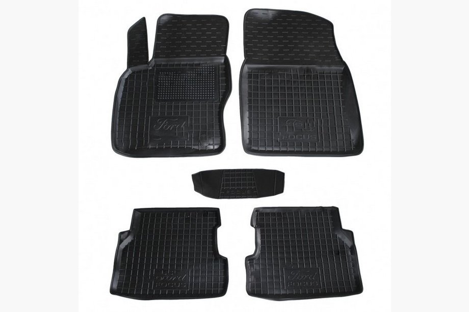 Ford Focus II 2005–2008 Gumové autokoberce s vysokým okrajem (Autogumm) Image