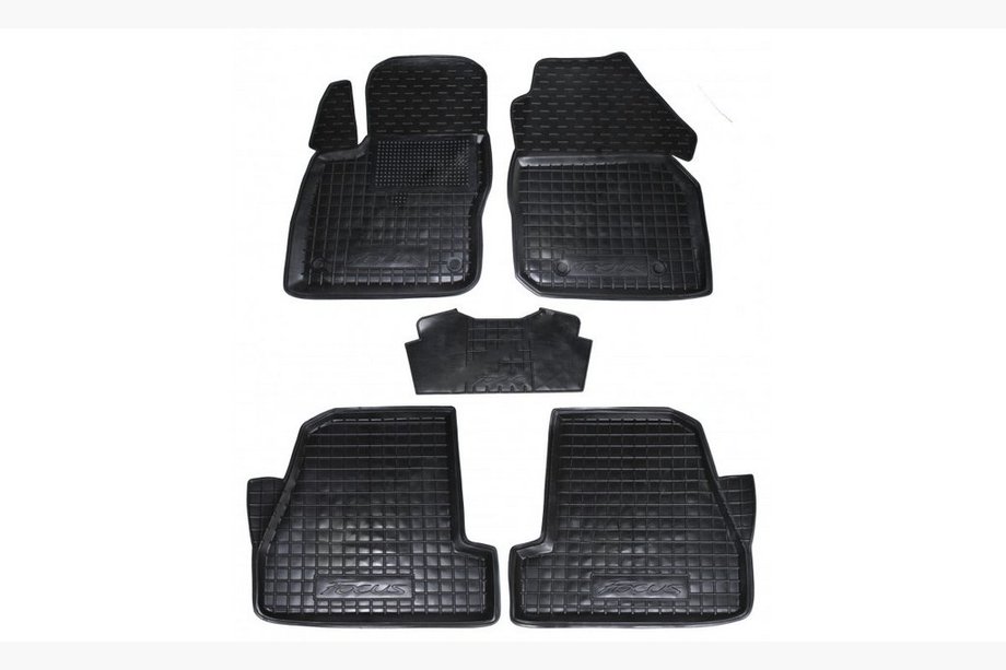 Ford Focus III 2011–2017 Gumové autokoberce s vysokým okrajem (Autogumm) Image