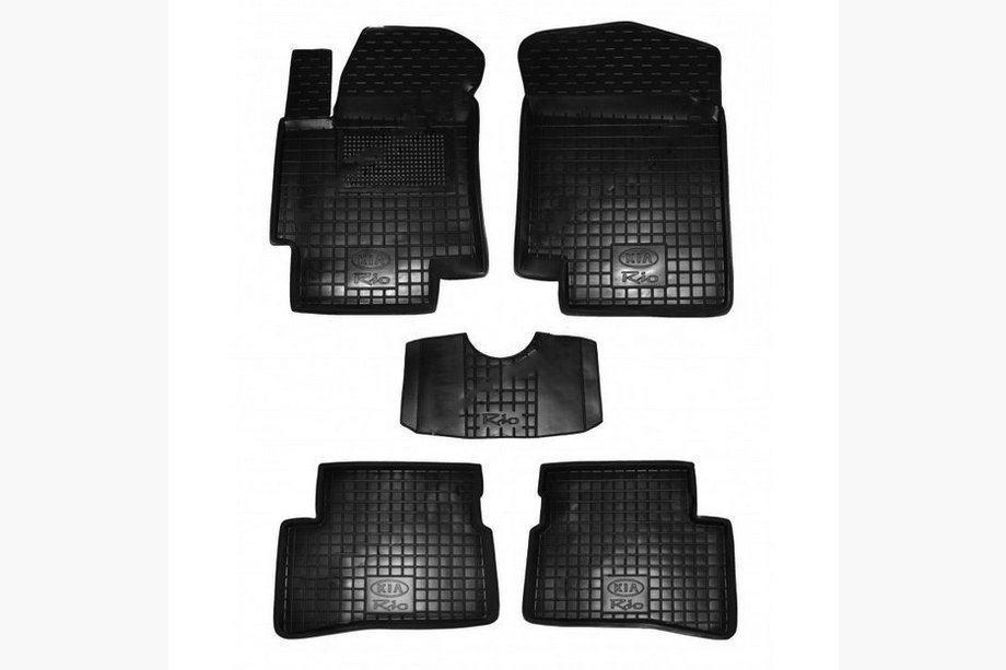 Kia Rio 2005–2011 Gumové autokoberce s vysokým okrajem (Autogumm) Image