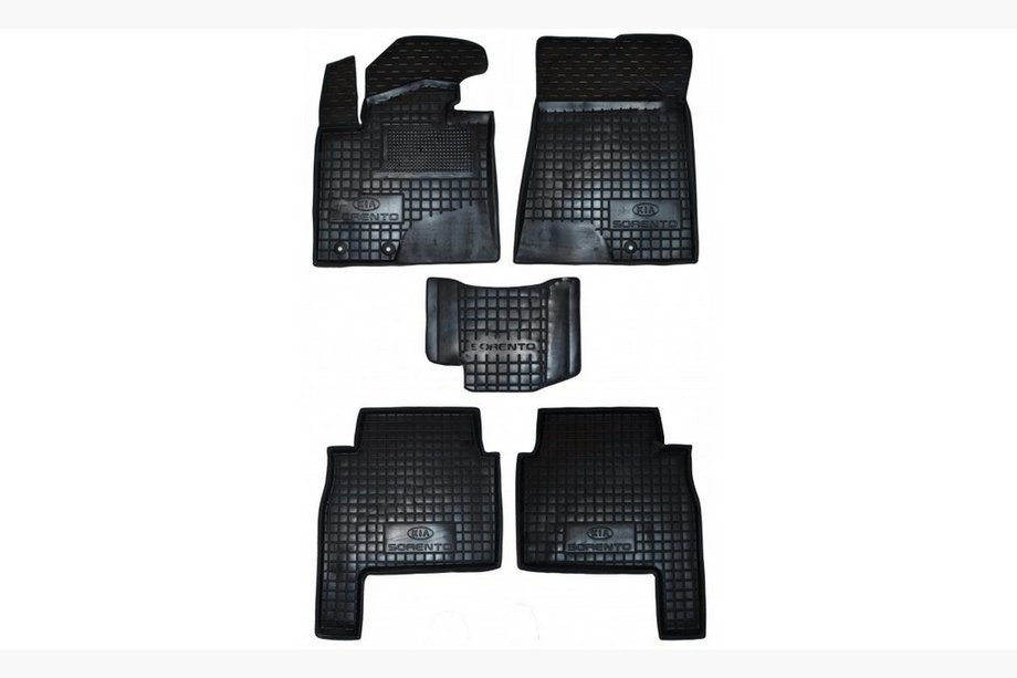 Kia Sorento II XM 2009–2014 Gumové autokoberce s vysokým okrajem 2009-2012 (Autogumm) Image