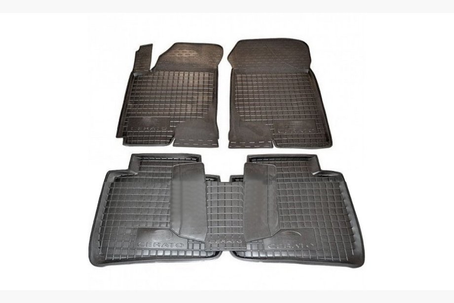Kia Cerato 1 2004–2009 Gumové autokoberce s vysokým okrajem (Autogumm) Image