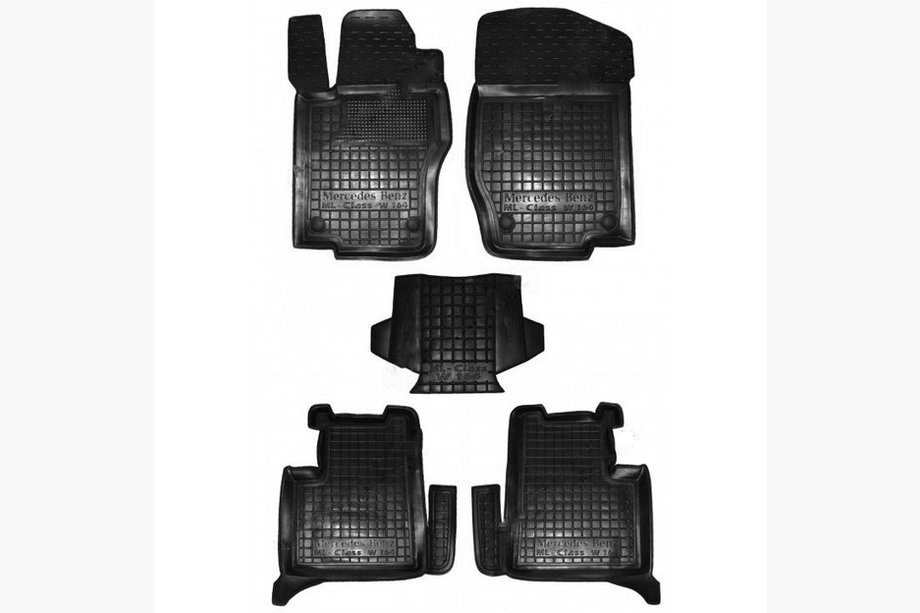 Mercedes ML W164 2005–2011 Gumové autokoberce s vysokým okrajem (Autogumm) Image