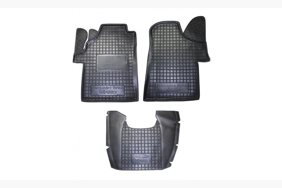 Mercedes Viano 2004–2014 Gumové autokoberce s vysokým okrajem (Autogumm) Image