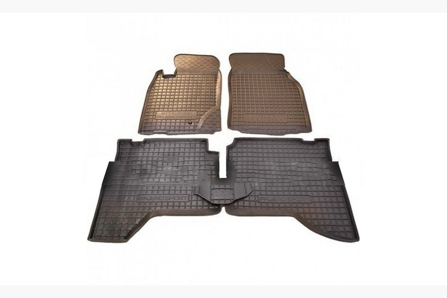 Mitsubishi Pajero Sport 1996–2007 Gumové autokoberce s vysokým okrajem (Autogumm) Image