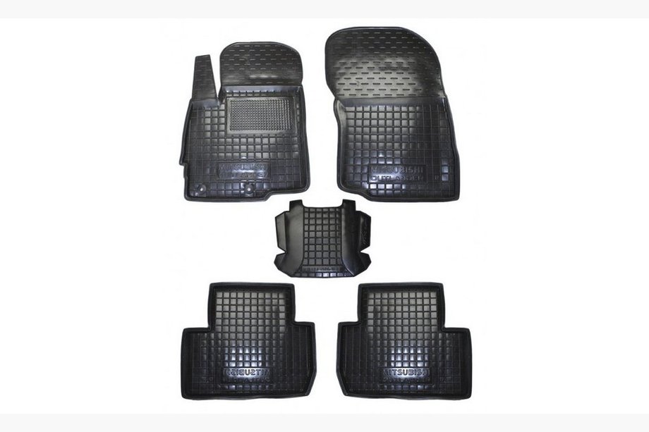 Mitsubishi Outlander 2012–2021 Gumové autokoberce s vysokým okrajem (Autogumm) Image