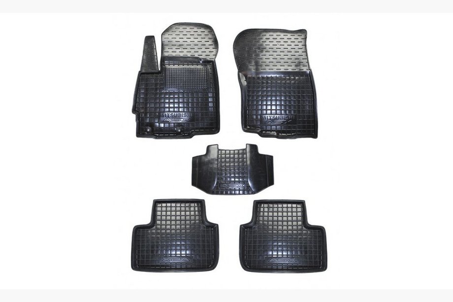 Mitsubishi ASX 2010–2023 Gumové autokoberce s vysokým okrajem (Autogumm) Image
