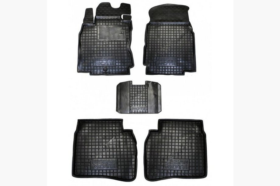 Nissan Note 2004–2012 Gumové autokoberce s vysokým okrajem (Autogumm) Image