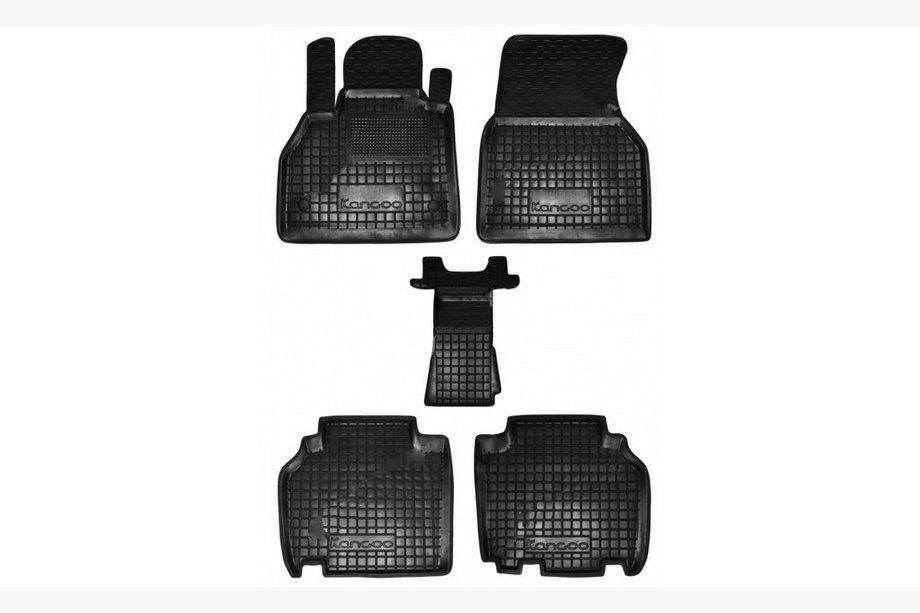 Renault Kangoo 2008–2020 Gumové autokoberce s vysokým okrajem (Autogumm) Image