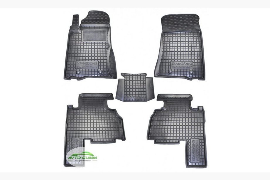 SsangYong Kyron 2005–2014 Gumové autokoberce s vysokým okrajem (Autogumm) Image