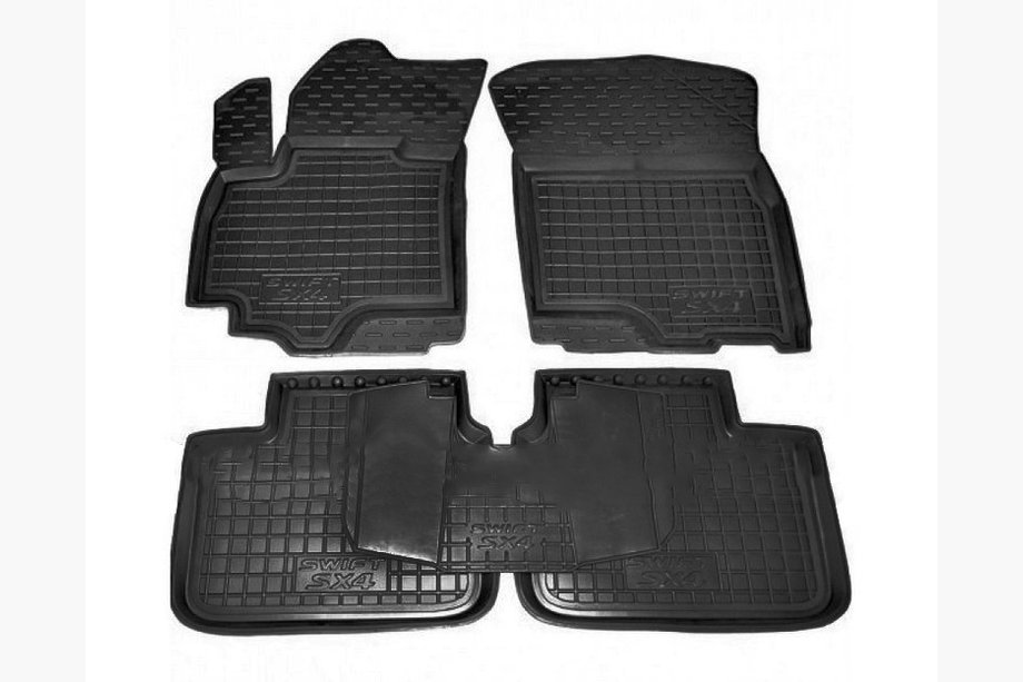 Suzuki SX4 2006–2013 Gumové autokoberce s vysokým okrajem (Autogumm) Image