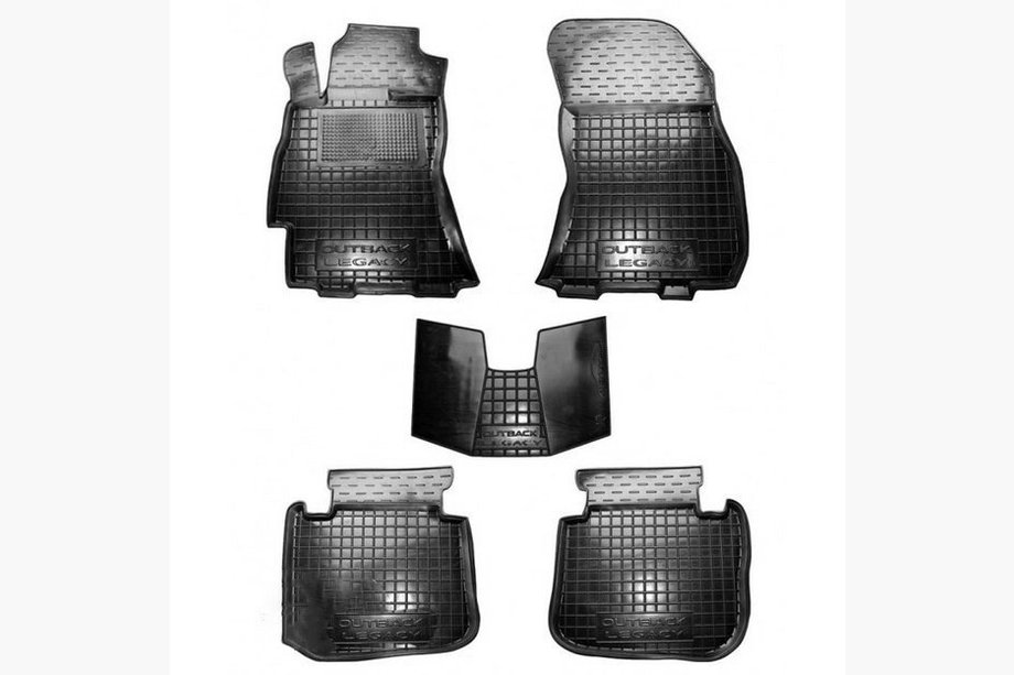 Subaru Outback 2009–2014 Gumové autokoberce s vysokým okrajem (Autogumm) Image
