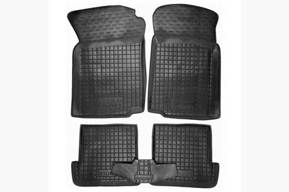 Chery Amulet 2003–2014 Gumové autokoberce s vysokým okrajem (Autogumm) Image
