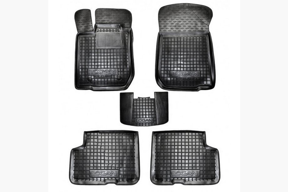 Renault Logan I 2008–2013 Gumové koberce do auta s vysokým okrajem (Autogumm) SD 2008-2012 Image