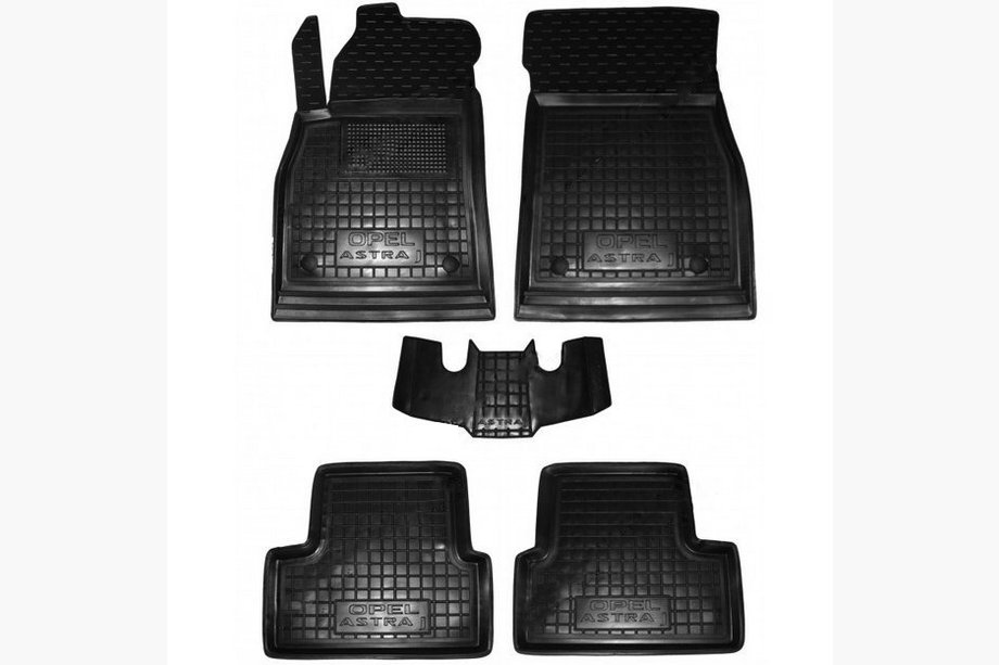 Opel Astra J 2009–2015 Gumové autokoberce s vysokým okrajem (Autogumm) Image
