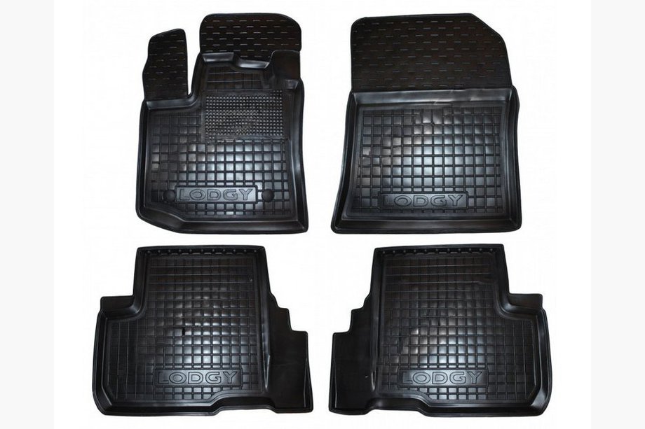 Renault Lodgy 2013–2022 Gumové autokoberce s vysokým okrajem (Autogumm) Image