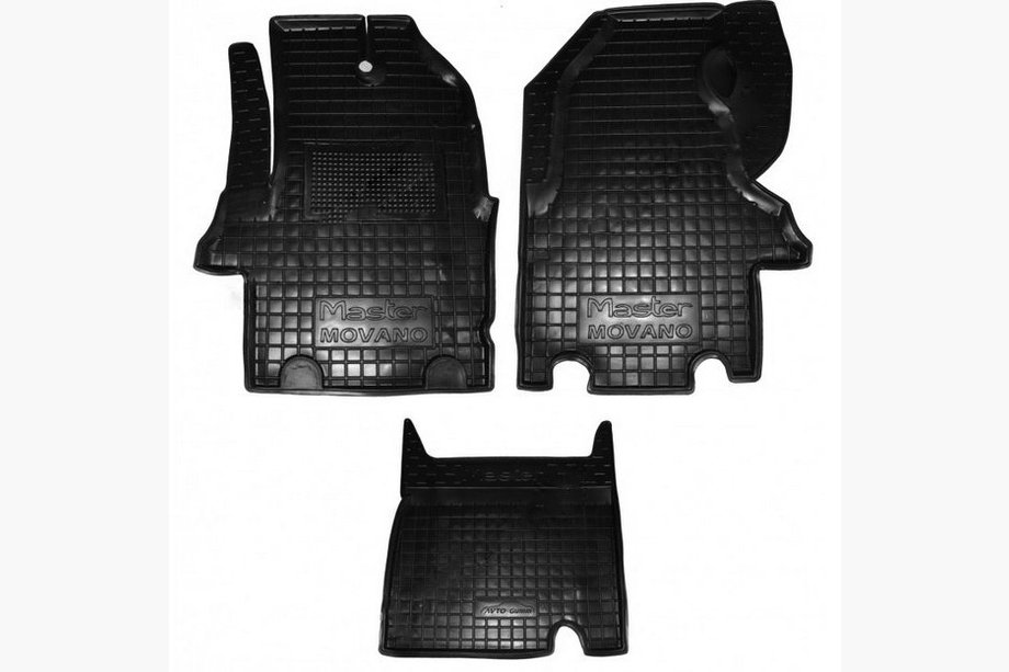 Renault Master 1998–2010 Gumové autokoberce s vysokým okrajem (Autogumm) Image