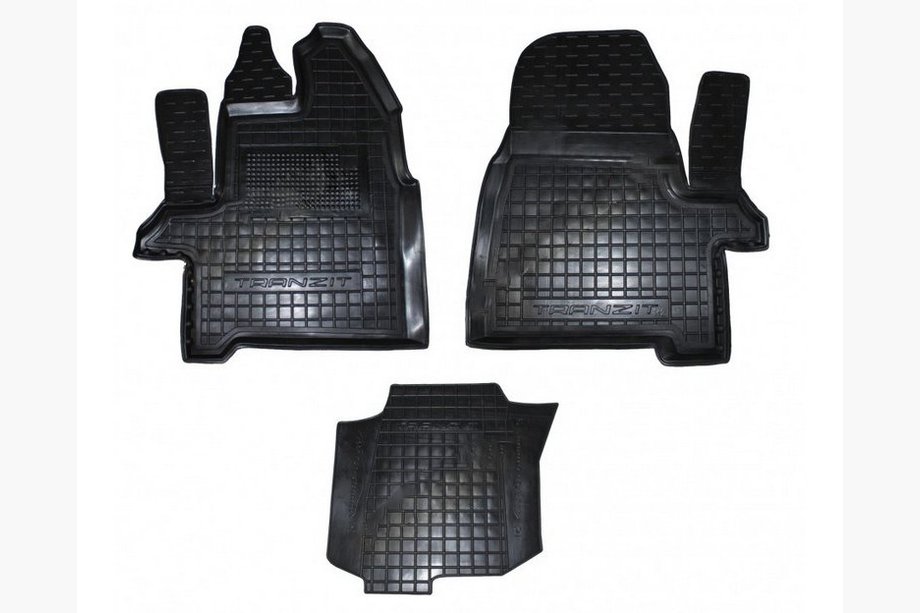 Ford Transit 2014– Gumové autokoberce s vysokým okrajem 1+2 (Autogumm) Image