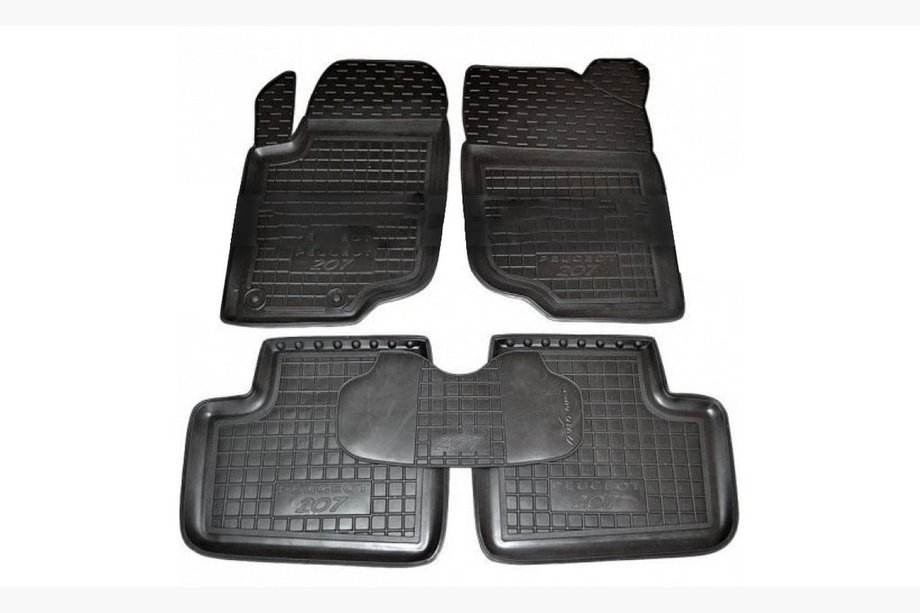 Peugeot 207 2006–2014 Gumové autokoberce s vysokým okrajem (Autogumm) Image