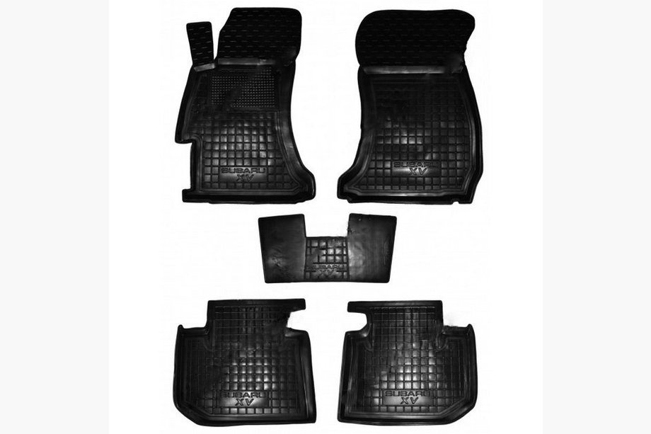 Subaru XV 2011–2017 Gumové autokoberce s vysokým okrajem (Autogumm) Image
