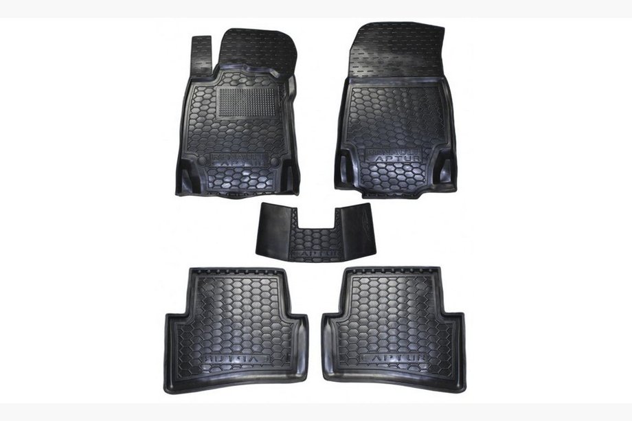 Renault Captur 2013–2019 Gumové autokoberce s vysokým okrajem (Autogumm) Image