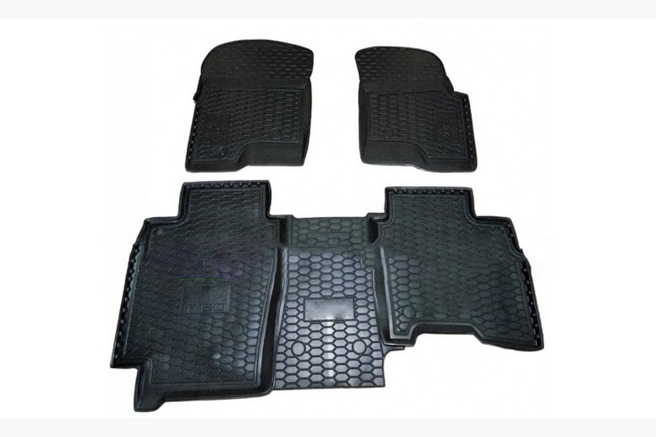 Ford F-150 2014–2021 Gumové autokoberce se zvýšeným okrajem 2004-2008 5 míst (Autogumm) Image