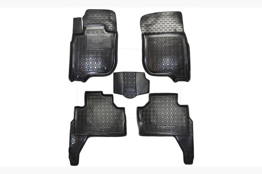 Mitsubishi Pajero Sport 2015– Gumové autokoberce s vysokým okrajem (Autogumm) Image