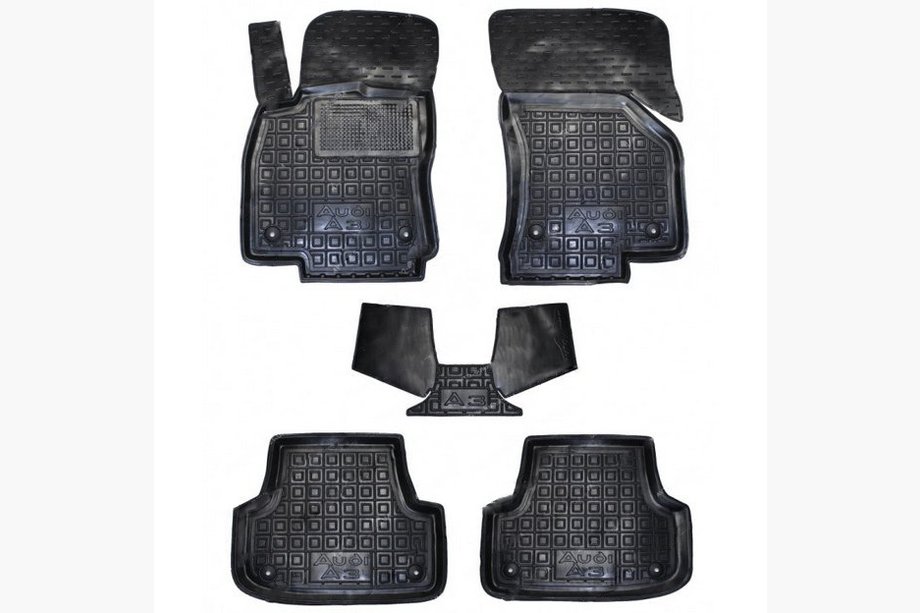 Audi A3 2012–2020 Gumové autokoberce s vysokým okrajem (Autogumm) Image