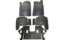 Infiniti QX56 2010–2013 Gumové koberce do interiéru s vysokým okrajem (Autogumm) pro 7 míst fotografie 1