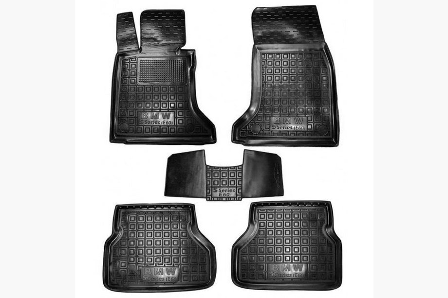 BMW řada 5 E60/E61 2003–2010 Gumové autokoberce s vysokým okrajem (Autogumm) Image