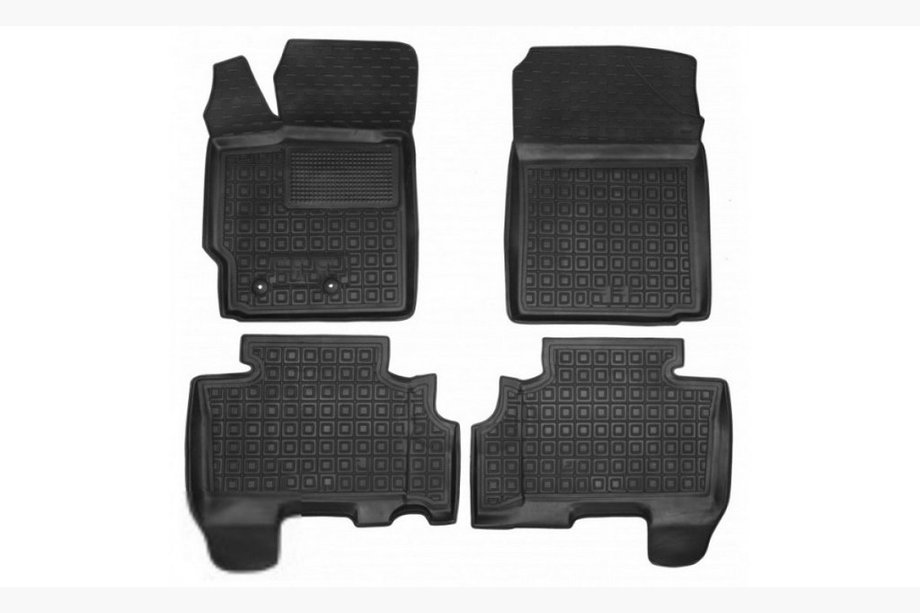 Toyota Yaris 2006–2011 Gumové autokoberce s vysokým okrajem (Autogumm) Image
