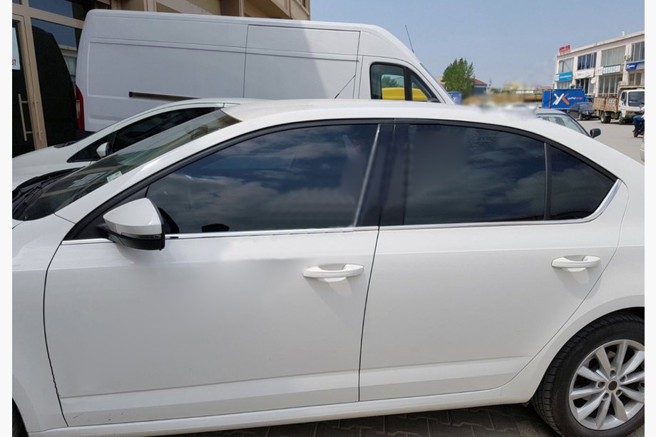 Skoda Octavia III A7 2013–2019 Okenní lišty (6 ks, nerez) Fotografie 1