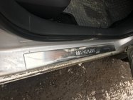 Renault Megane II 2004–2009 Nerezové kryty prahů (Omsa, 4 ks) fotografie 2
