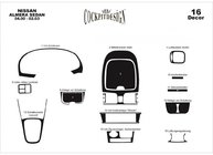 Nissan Almera N16 2000–2006 Kryty palubní desky (00-03) Hliník fotografie 2