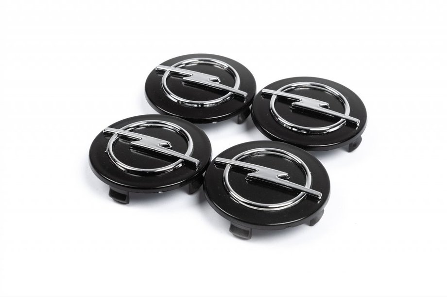 Opel Středové krytky kol 60/55 mm černé (4 ks) Image