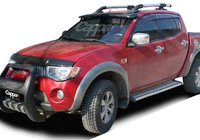 Mitsubishi L200 2006–2015 Kšilt na čelní sklo (černý, na rámu) fotografie 1