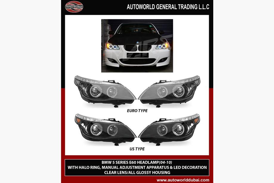 BMW řada 5 E60/E61 2003–2010 Přední světlomety (2 ks) Image