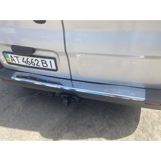 Ochranná lišta na zadní nárazník s ohybem Carmos V1 (nerez) fotografie 1