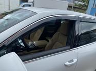 Porsche Cayenne 2010–2017 Deflektory oken s chromovou lištou (4 ks, HIC) fotografie 1