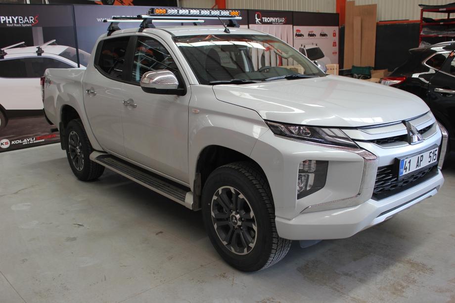 Mitsubishi L200 2015–2024 Střešní příčníky pro hladkou střechu (2 ks, Asaf V4) Image