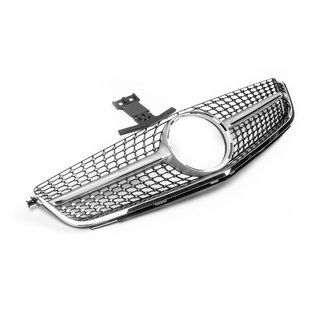 Přední maska Diamond Silver (pro C63) Mercedes C-class W204 2007–2015 fotografie 2