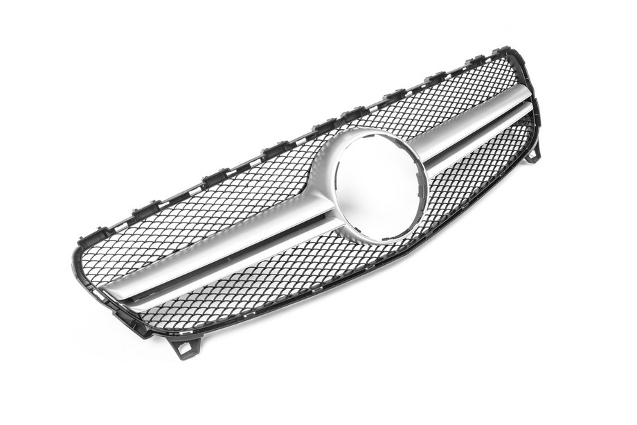 Mercedes A-class W176 2012–2018 Predni maska chladice AMG Silver (2015-2018) Image