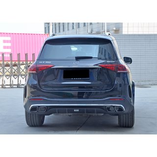 Zadní difuzor s koncovkami výfuku GLE63 Silver (2018-2026) fotografie 1