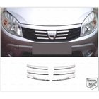 Dacia Sandero 2007–2013 Nerezová lišta na přední masku fotografie 3