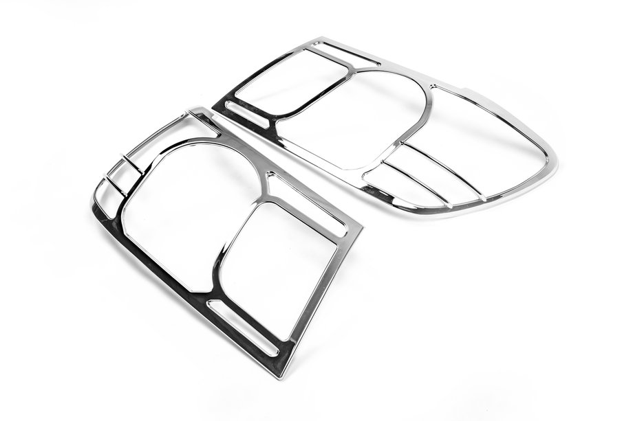 Toyota Land Cruiser 100 1998–2007 Chromové rámečky světlometů V1 (2 ks, plastové) Image