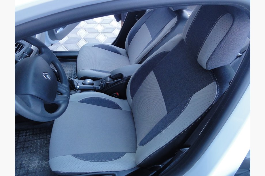 Renault Fluence 2009–2016 Autopotahy (2009-2012, eko kůže / látka, Premium) Dělené Image